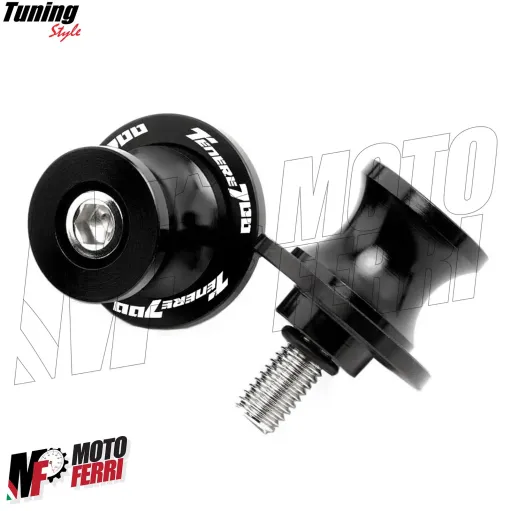 MF6872 Nottolini Cavalletto Posteriore Yamaha Tenere 700 Supporti Alzamoto Nero
