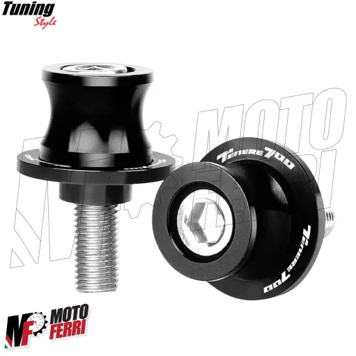 MF6872 Nottolini Cavalletto Posteriore Yamaha Tenere 700 Supporti Alzamoto Nero