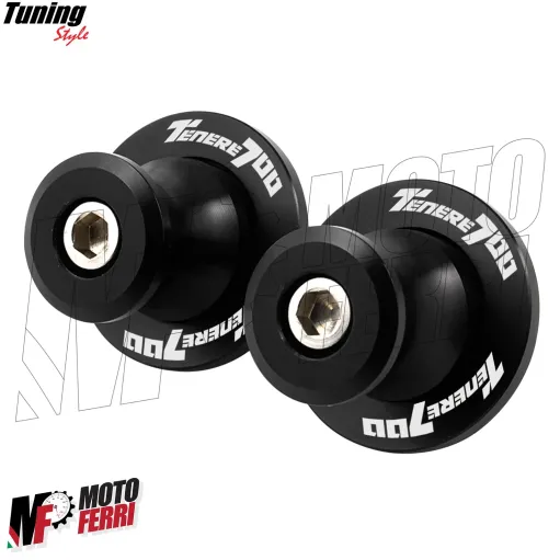 MF6872 Nottolini Cavalletto Posteriore Yamaha Tenere 700 Supporti Alzamoto Nero