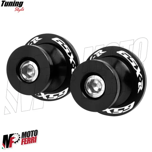 MF6872 Nottolini Suzuki GSX-R 600 750 1000 Supporti Cavalletto Posteriore Nero