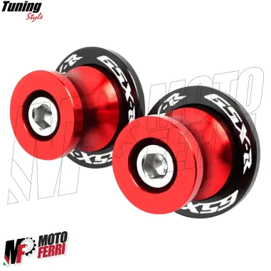 MF6872 Nottolini Suzuki GSX-R 600 750 1000 Supporti Cavalletto Posteriore Rosso
