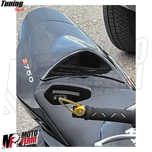MF7017 Specchietti Bar End Oro Gold da Manubrio SportPro Universale Moto Scooter