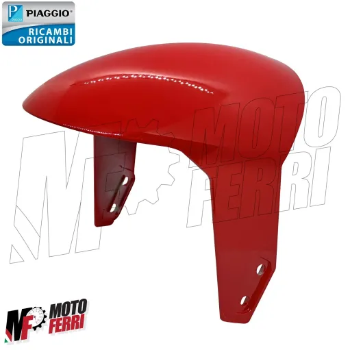 MF7018 Parafango Anteriore Originale Piaggio NRG Power / Purejet 50 Rosso Dragon