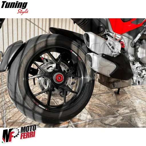 MF7019 Kit Adesivi Ducati Corse per Profili Cerchi Monster Panigale Multistrada