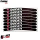 MF7019 Kit Adesivi Ducati Corse per Profili Cerchi Monster Panigale Multistrada