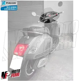 MF7022 Coprimanubrio Posteriore Originale Vespa GTS 300 (2014/2016) Grigio Opaco 2