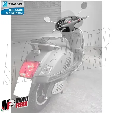 MF7022 Coprimanubrio Posteriore Originale Vespa GTS 300 (2014/2016) Grigio Opaco