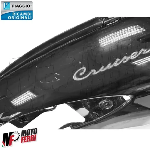 MF7027 Carena Posteriore Destra Nero Lucido Piaggio Beverly 500 mod 2002/2012