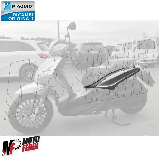 MF7028 Carena Posteriore Sinistra Grigio Opaco Piaggio Beverly 125 300 350