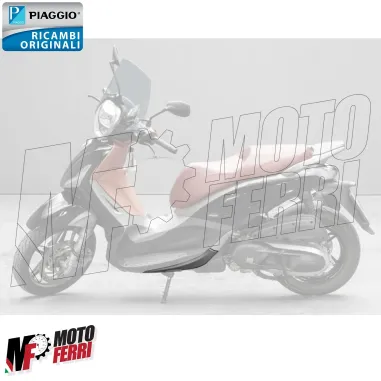 MF7029 Spoiler Sottopedana Sinistro Grezzo Piaggio Beverly 125 300 350 2011/2020