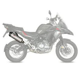 MF7035 Scarico Marmitta MIVV Oval Benelli TRK 502 X dal 2018 al 2024 Omologato
