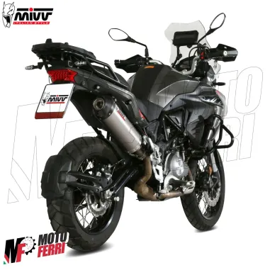MF7035 Scarico Marmitta MIVV Oval Benelli TRK 502 X dal 2018 al 2024 Omologato