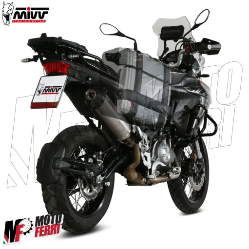 MF7035 Scarico Marmitta MIVV Oval Benelli TRK 502 X dal 2018 al 2024 Omologato