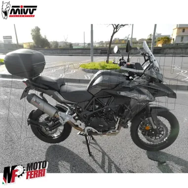 MF7035 Scarico Marmitta MIVV Oval Benelli TRK 502 X dal 2018 al 2024 Omologato