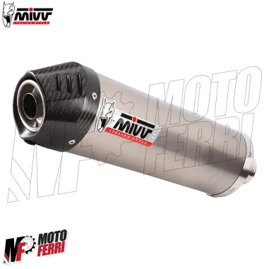 MF7035 Scarico Marmitta MIVV Oval Benelli TRK 502 X dal 2018 al 2024 Omologato