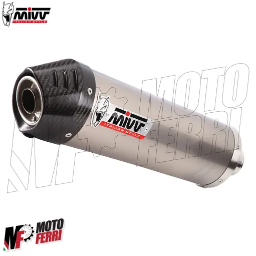 MF7035 Scarico Marmitta MIVV Oval Benelli TRK 502 X dal 2018 al 2024 Omologato