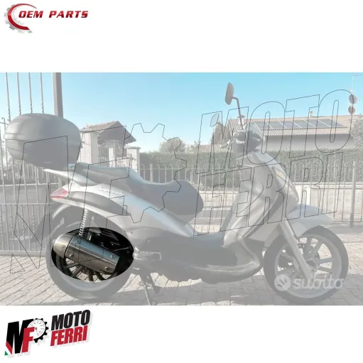 MF5935 Protezione Griglia Marmitta Piaggio Beverly 125 200 mod 2001 / 2003