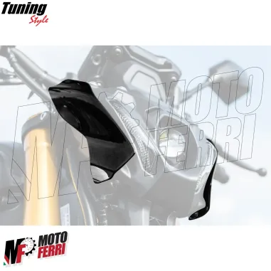 MF7037 Cornice Fanale Anteriore Yamaha MT09 / SP 2021 a 2023 Nero Opaco DX + SX