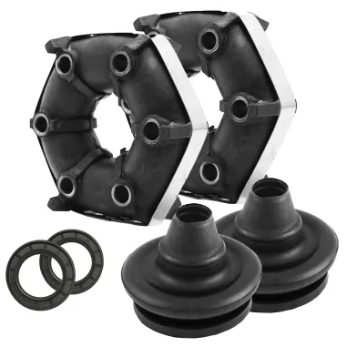 Kit 2 Giunto + Paraolio + Cuffia Ruota Semiasse per Piaggio Ape MP 550 600 601