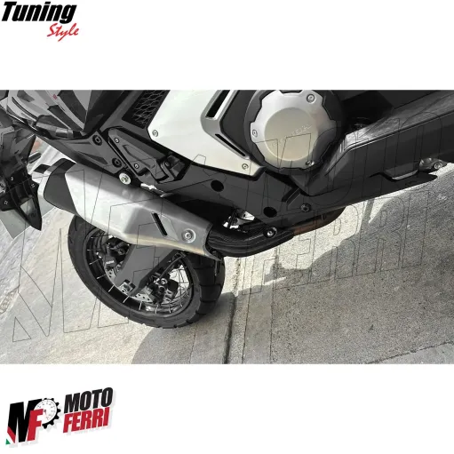MF7040 Protezione Collettore Marmitta Carbonio Honda XADV 750 dal 2017 al 2024
