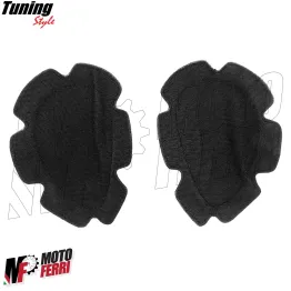 MF7049 Saponette Knee Slider Tuta Moto Nero Racing Pista 2