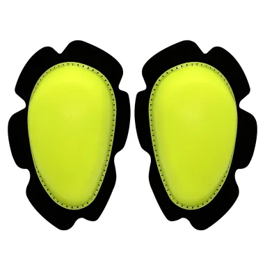 MF7049 Saponette Knee Slider Tuta Moto Giallo Fluo Racing Pista