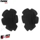MF7049 Saponette Knee Slider Tuta Moto Giallo Fluo Racing Pista