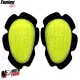 MF7049 Saponette Knee Slider Tuta Moto Giallo Fluo Racing Pista