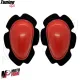 MF7049 Saponette Knee Slider Tuta Moto Rosso Racing Pista