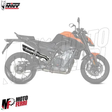 MF7052 Scarico Marmitta MIVV X-M5 KTM 890 Duke mod 2020 / 2024 Omologato