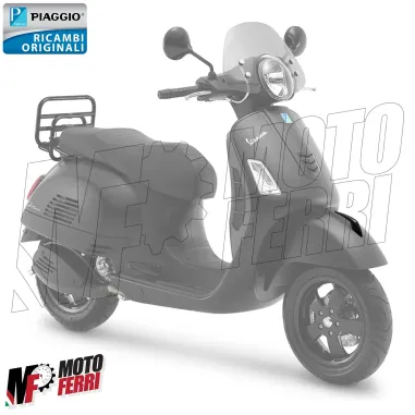 MF7058 Cresta Parafango Nero Lucido Vespa GTS 300 Super / HPE mod 2014-2022