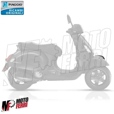 MF7058 Cresta Parafango Nero Lucido Vespa GTS 300 Super / HPE mod 2014-2022