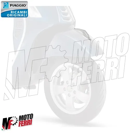 MF7059 Cresta Parafango Cromata Vespa GTS 300 Super / HPE mod 2014-2022