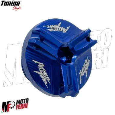 MF7065 Kit Honda Africa Twin 1000 1100 Tappo Olio + Vaschetta Freno Ant CNC Blu