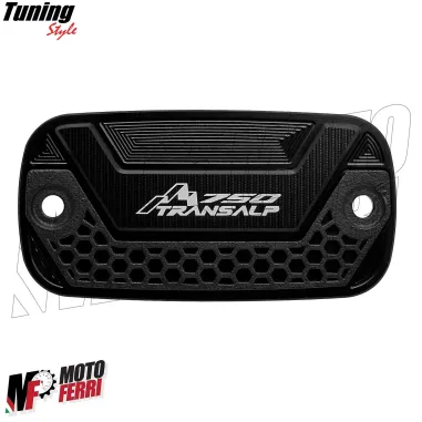 MF7067 Kit Honda Transalp 750 - Tappo Olio + Vaschetta Freno Anteriore CNC Nero