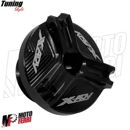 MF7068 Kit Honda X-ADV 750 - 3 Tappo Olio + Vaschetta Freno Ant / Post CNC Nero 2