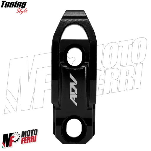 MF7069 Gancio Porta Casco Borsa Honda ADV 350 150 - Alluminio CNC Nero