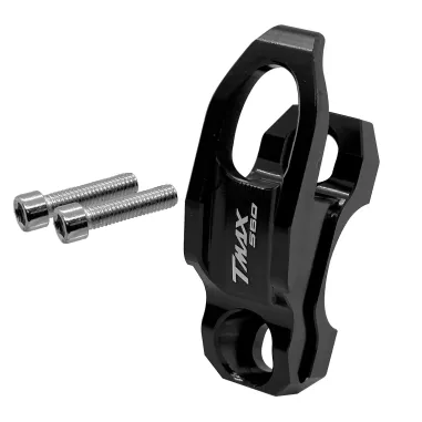 MF7070 Gancio Porta Casco Borsa Yamaha TMax 560 2022/2024 - Alluminio CNC Nero