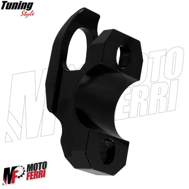 MF7070 Gancio Porta Casco Borsa Yamaha TMax 560 2022/2024 - Alluminio CNC Nero
