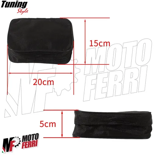 MF7074 Borsa Porta Attrezzi Documenti Enduro Parafango Posteriore TT XT 600