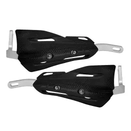 MF4198 Paramani Rinforzati Anima in Acciaio Universale Moto Cross Enduro Nero