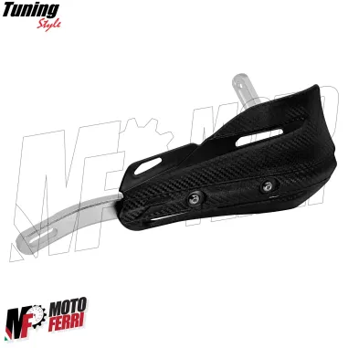 MF4198 Paramani Rinforzati Anima in Acciaio Universale Moto Cross Enduro Nero