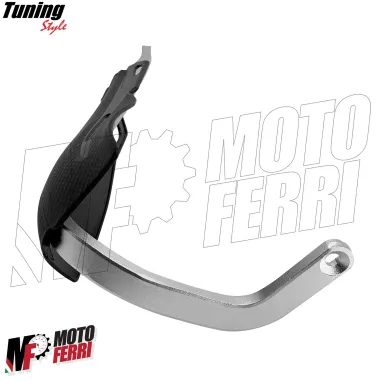 MF4198 Paramani Rinforzati Anima in Acciaio Universale Moto Cross Enduro Nero