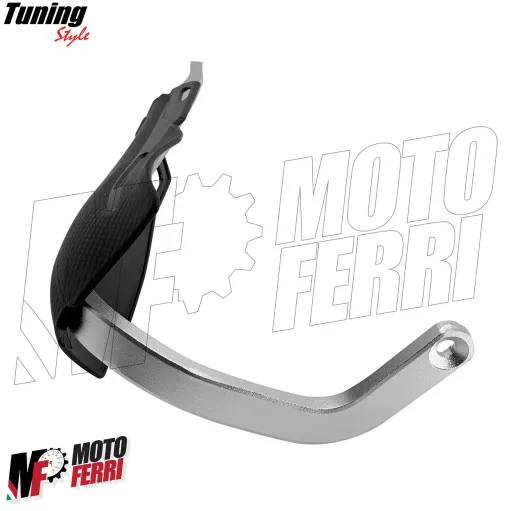 MF4198 Paramani Rinforzati Anima in Acciaio Universale Moto Cross Enduro Nero