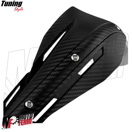 MF4198 Paramani Rinforzati Anima in Acciaio Universale Moto Cross Enduro Nero