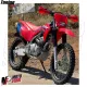 MF4198 Paramani Rinforzati Anima in Acciaio Universale Moto Cross Enduro Rosso