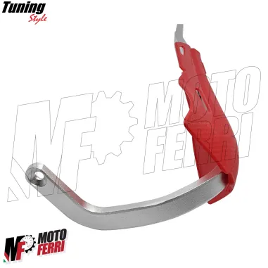 MF4198 Paramani Rinforzati Anima in Acciaio Universale Moto Cross Enduro Rosso