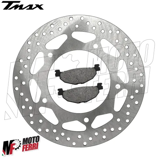 MF7079 Disco Freno Posteriore Yamaha TMax 530 560 dal 2012 al 2026 + Pastiglie