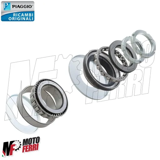MF7082 Serie Cuscinetti Ralle Sterzo Forcella Piaggio MP3 300 350 mod 2010/2024