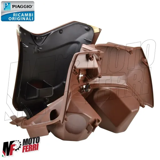MF7084 Scudo Interno Bauletto Marrone Piaggio Beverly 125 300 350 (2010 / 2020)
